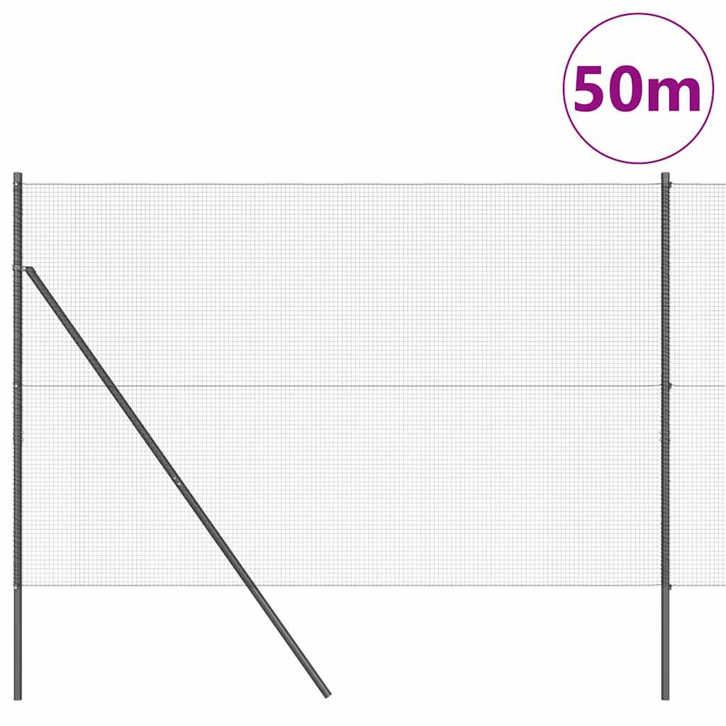 Tvora su stulpais Pilka 1.4 x 50 m Plienas