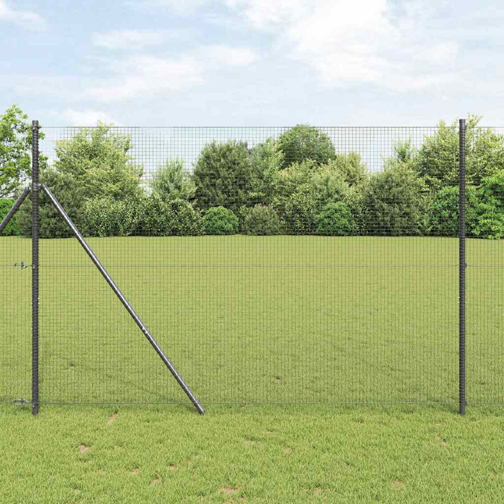 Žogs ar stabiem, pelēks, 1,4 x 50 m, tērauds