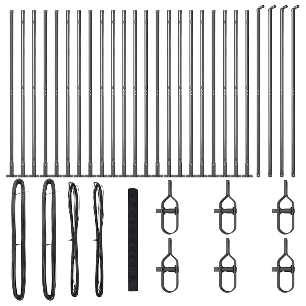 Sētas stabs Pelēks