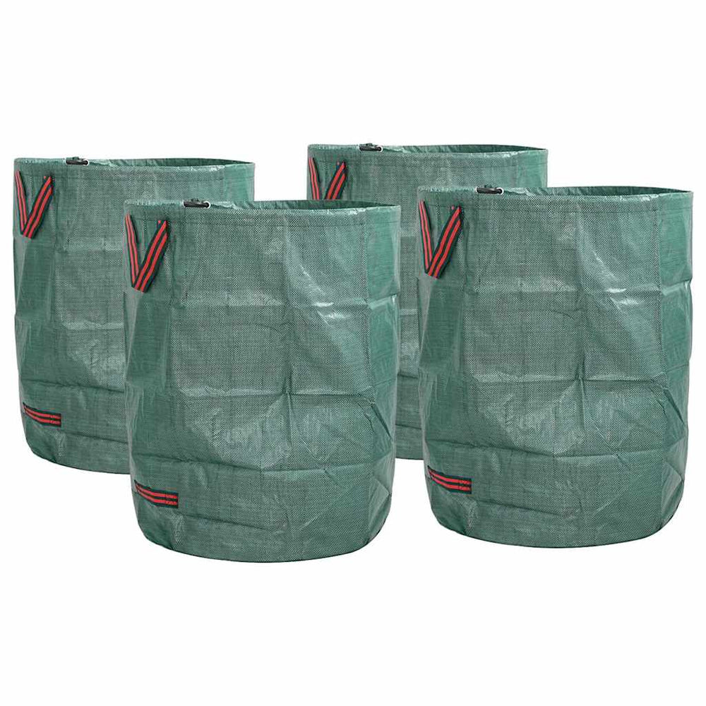 Sodo atliekų maišai 4 pcs Žalia 66 x 66 x 83,5 cm