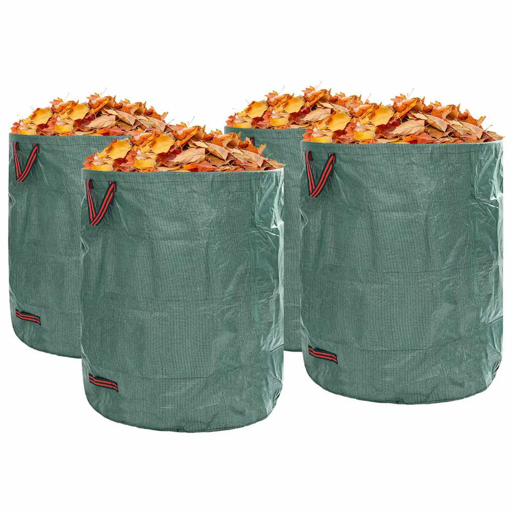 Sodo atliekų maišai 4 pcs Žalia 79 x 79 x 99,5 cm