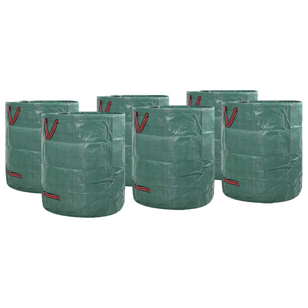 Sodo atliekų maišai 12 pcs Žalia 67 x 67 x 75.5 cm