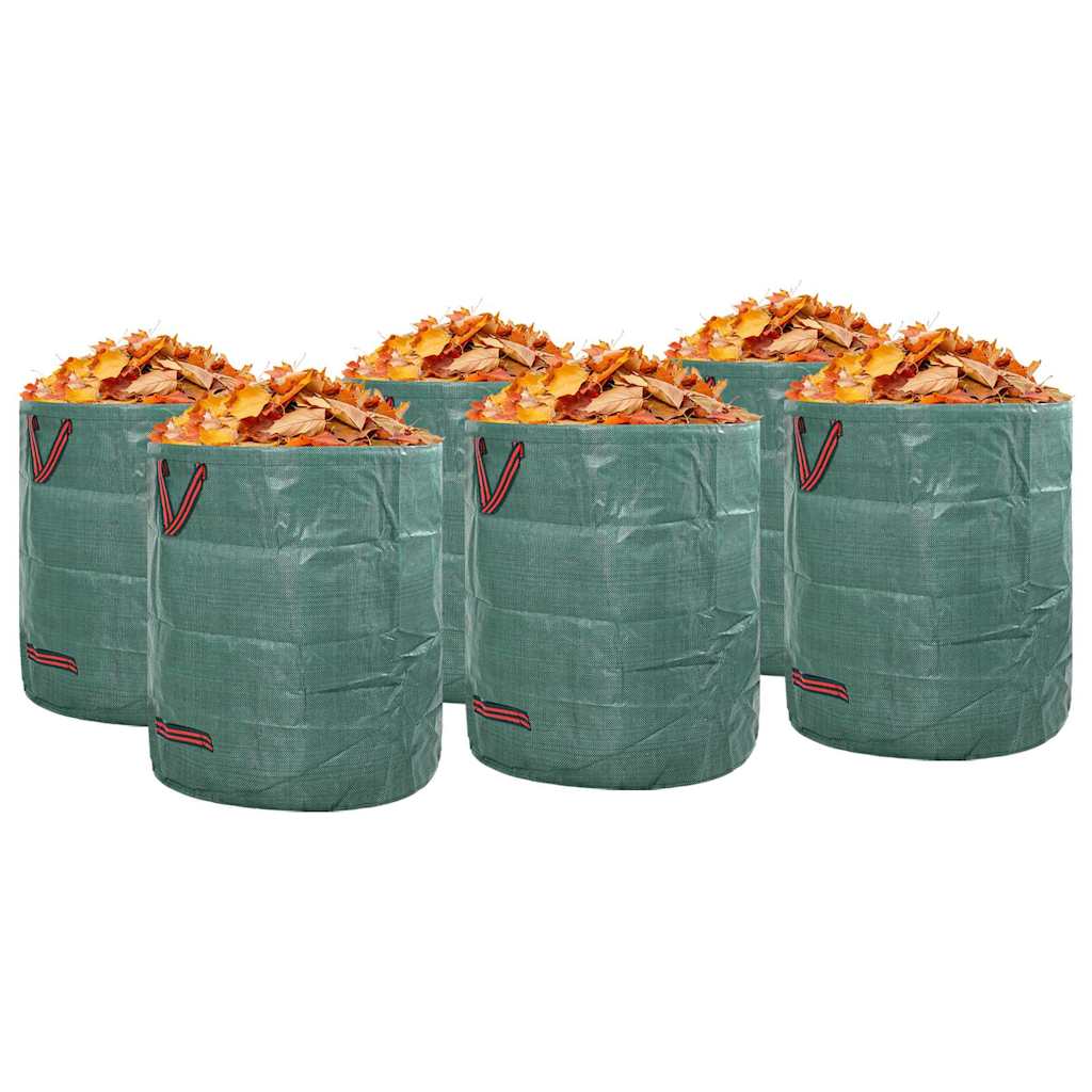 Sodo atliekų maišai 12 pcs Žalia 67 x 67 x 75.5 cm