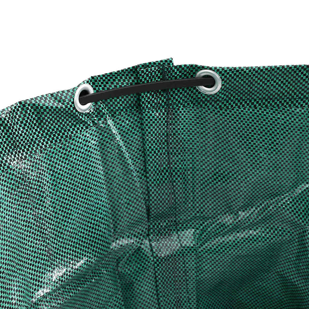 Sodo atliekų maišai 12 pcs Žalia 66 x 66 x 83,5 cm