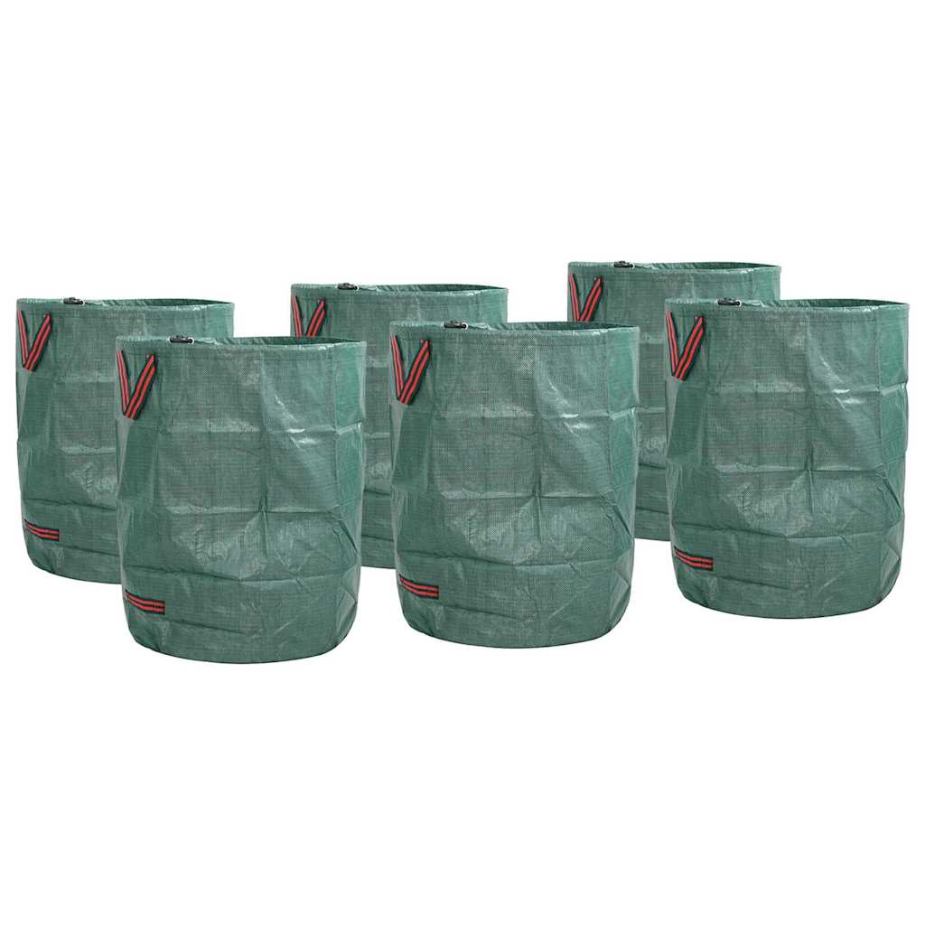 Sodo atliekų maišai 12 pcs Žalia 66 x 66 x 83,5 cm