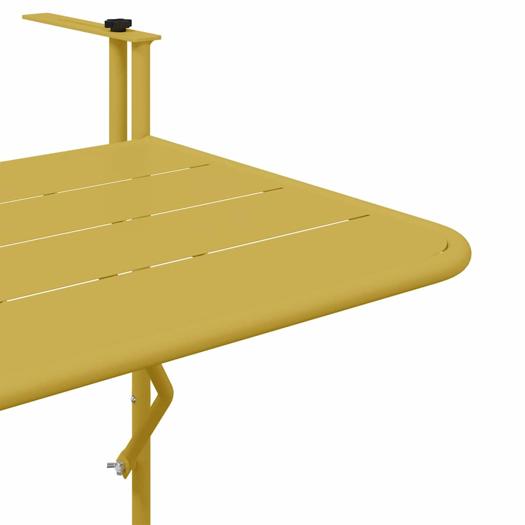 Kabantis balkono stalas Auksinė 60 x 39 x 65 cm Plienas