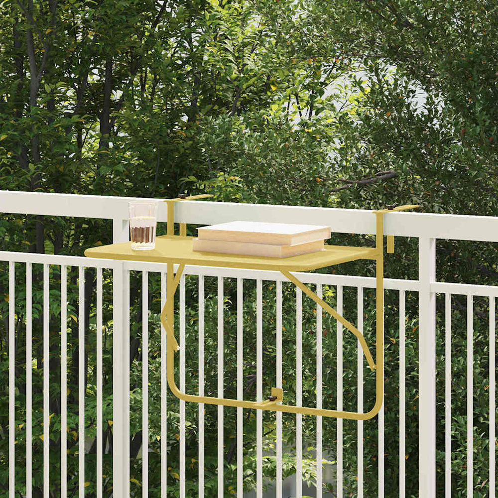 Kabantis balkono stalas Auksinė 60 x 39 x 65 cm Plienas