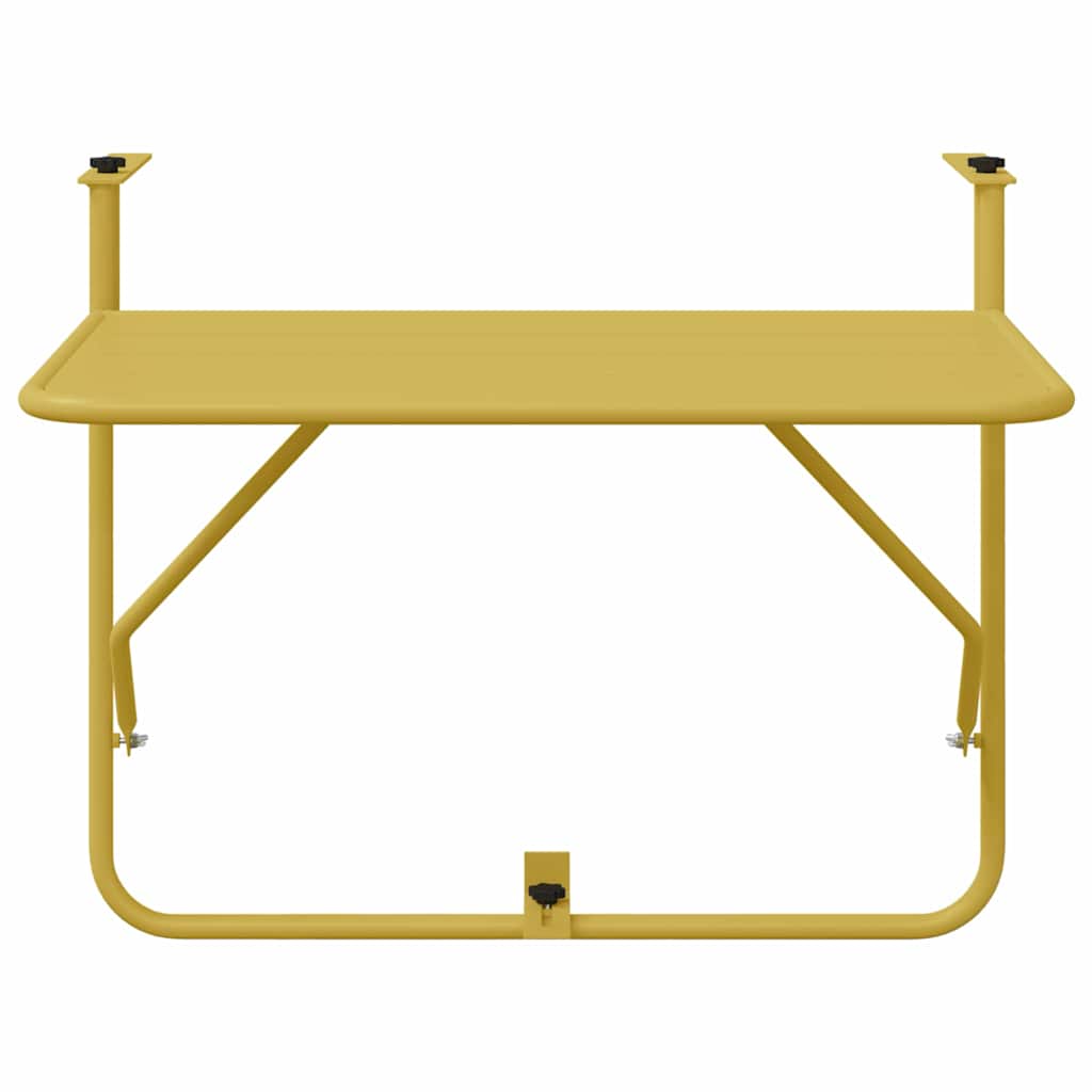 Kabantis balkono stalas Auksinė 60 x 39 x 65 cm Plienas