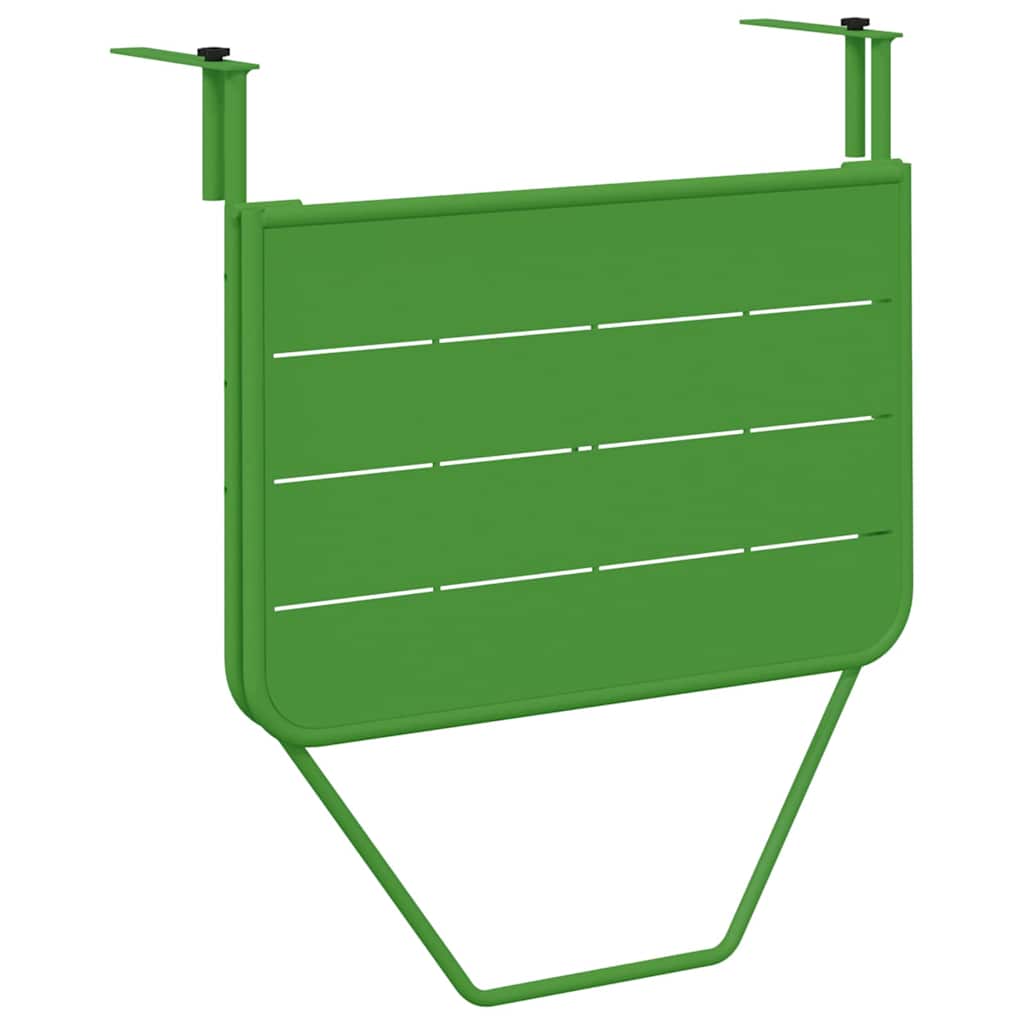Kabantis balkono stalas Žalia 60 x 39 x 65 cm Plienas