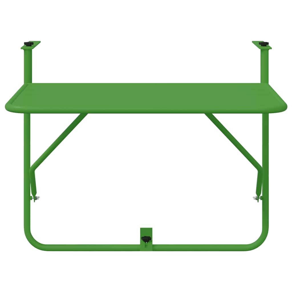 Kabantis balkono stalas Žalia 60 x 39 x 65 cm Plienas