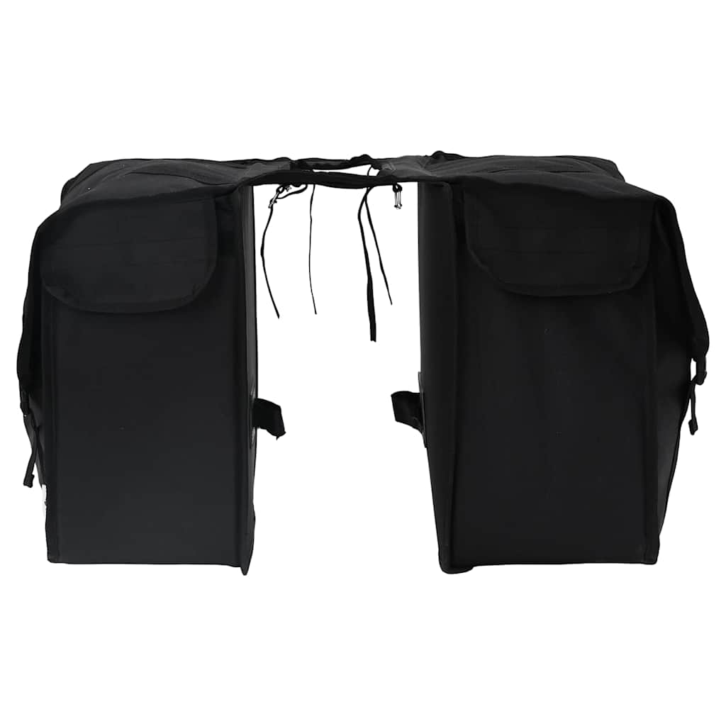 Bicycle Basket Black 40 x 18.5 x 35 cm Polyester
