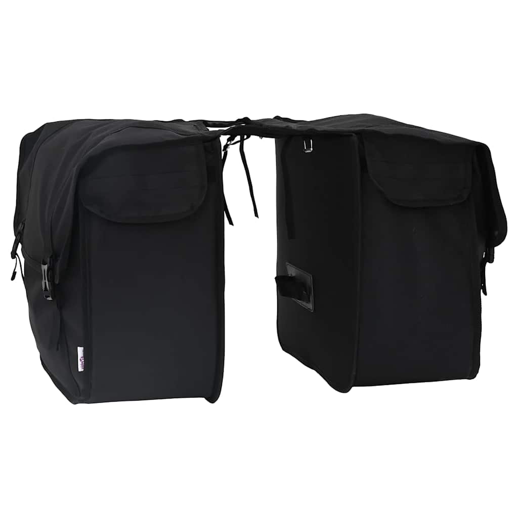 Bicycle Basket Black 40 x 18.5 x 35 cm Polyester