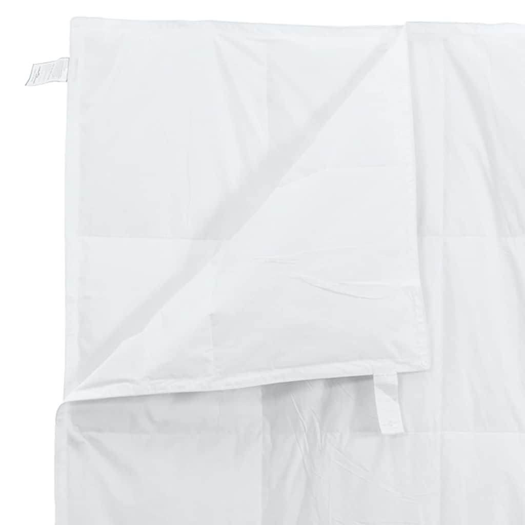 2-in-1 Antklodė Balta 200 x 200 cm Plunksna