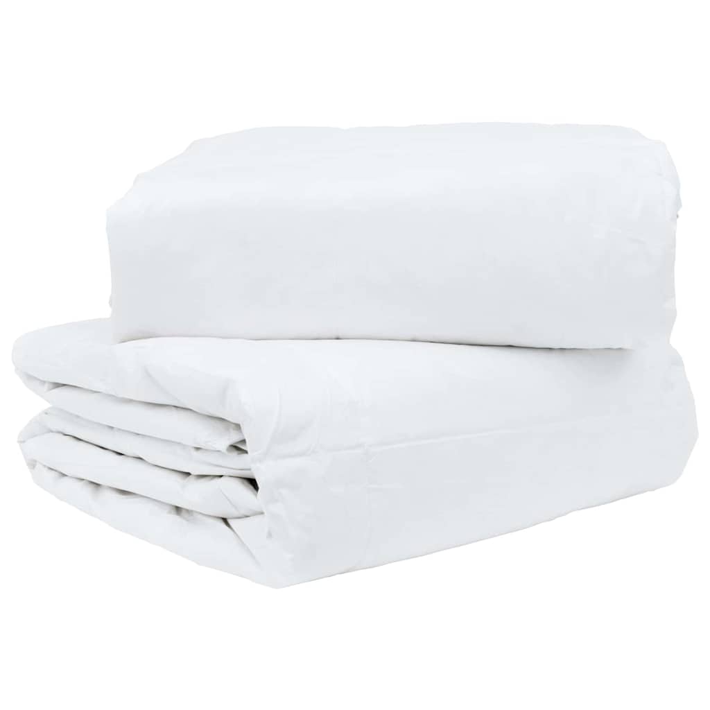 2-in-1 Duvet White 240 x 260 cm Feather
