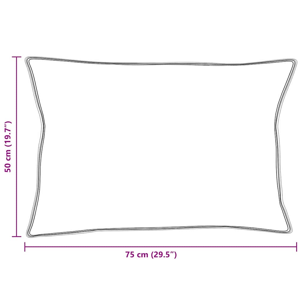 Pillow White 50 x 75 cm 130gsm 100% cotton