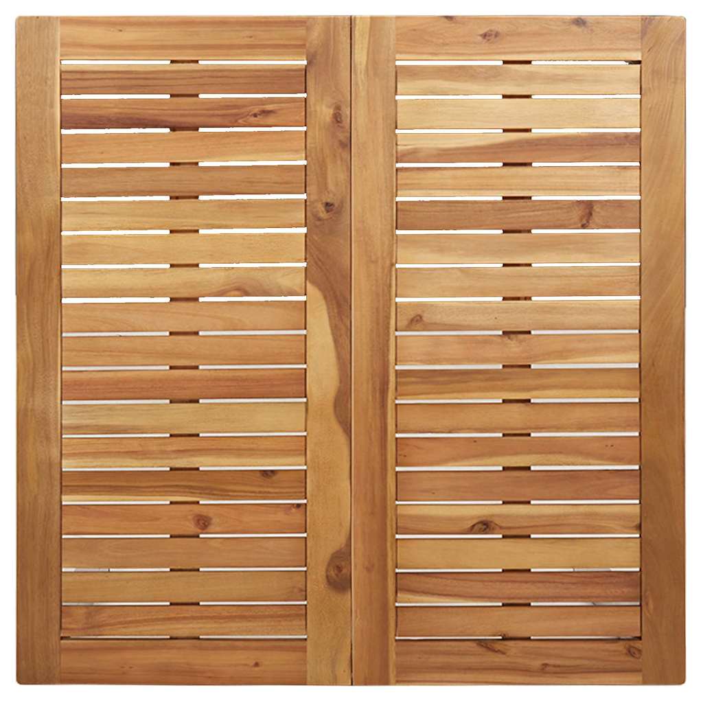 Valgomojostalas Ruda 90 x 90 x 75 cm Kietos akacijos mediena