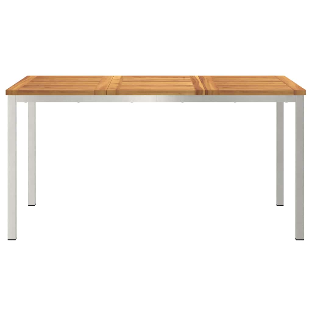 Valgomojostalas Ruda 150 x 90 x 75 cm Kietos akacijos mediena