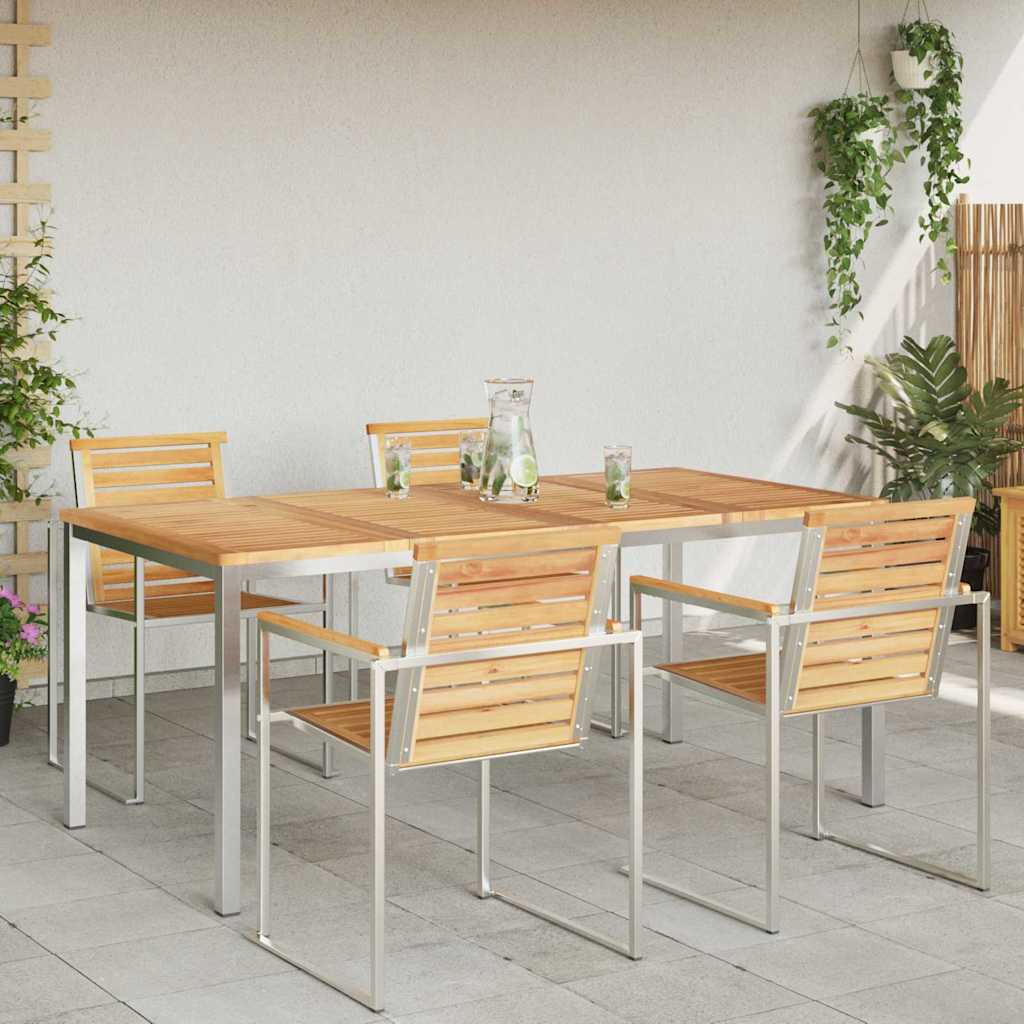 Valgomojostalas Ruda 180 x 90 x 75 cm Kieto teka medžio