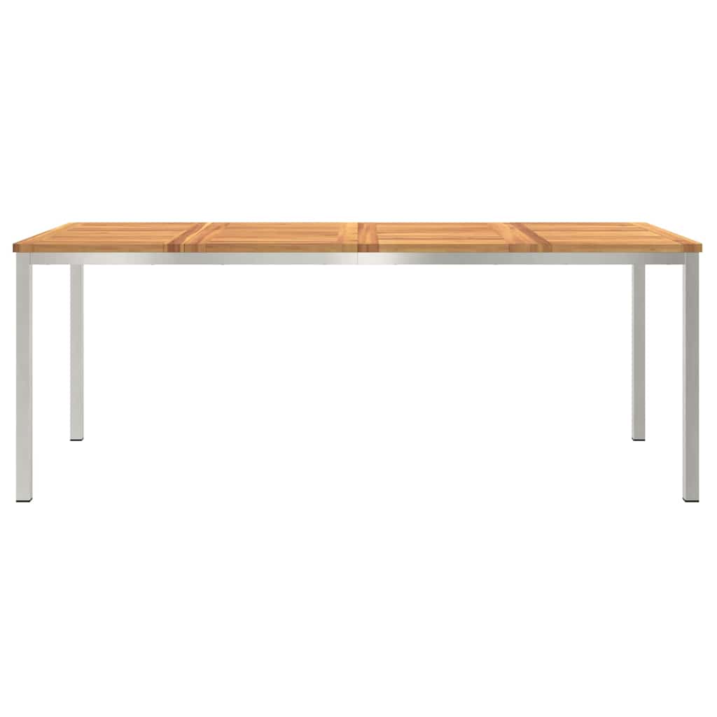 Valgomojostalas Ruda 200 x 90 x 75 cm Kietos akacijos mediena
