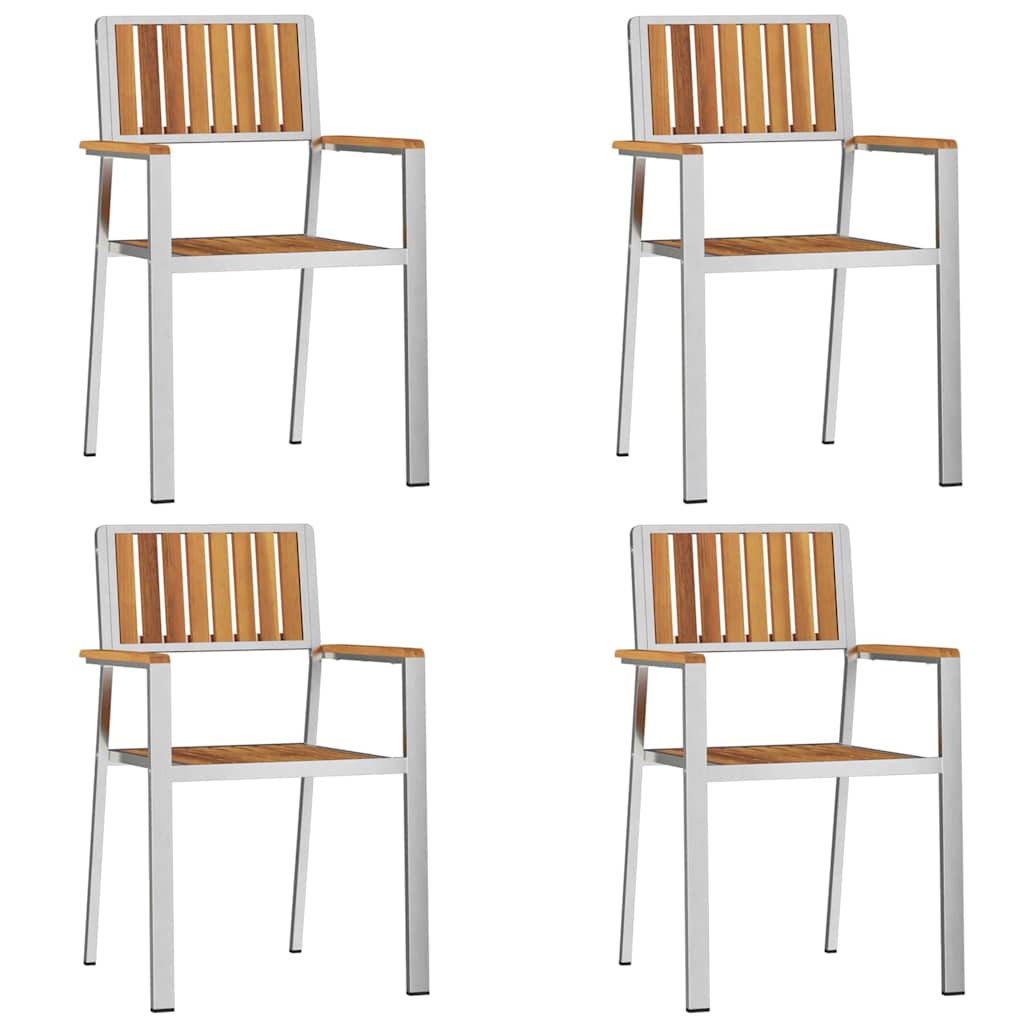 Sodokėdė 4 pcs Ruda 56x54,5x87cm SolidusAkacijosMedis