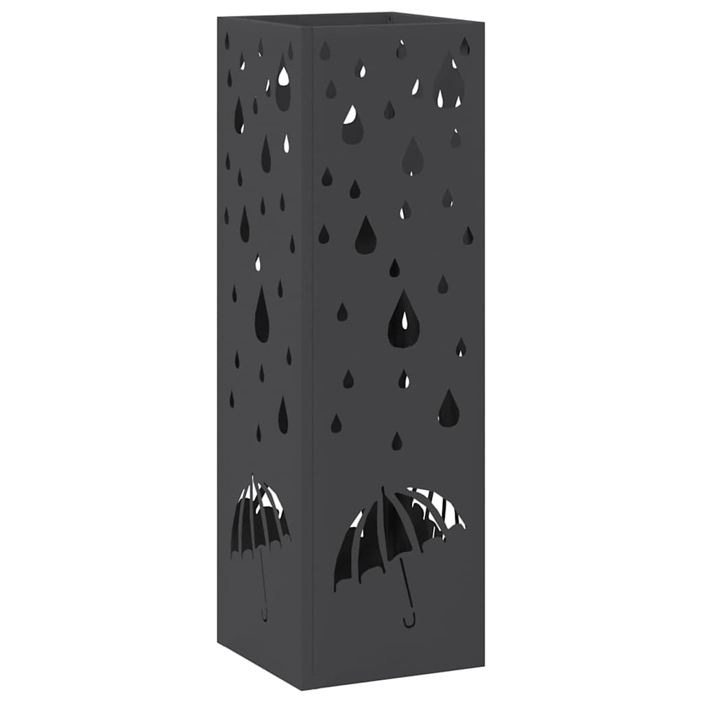 Sandėliavimo kabliukas ir laikiklis Juoda 15.5 x 15.5 x 49 cm