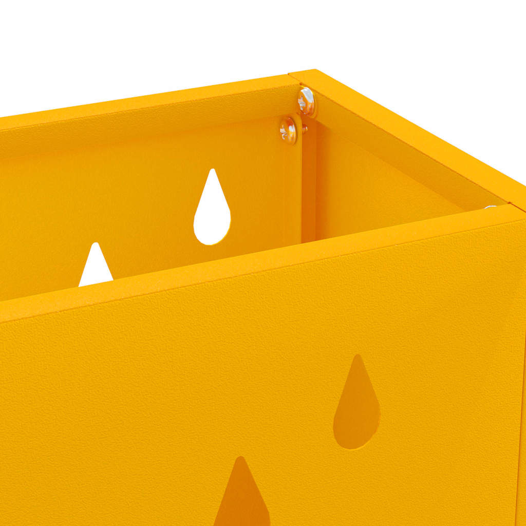 Sandėliavimo kabliukas ir laikiklis su saugykla mustard yellow