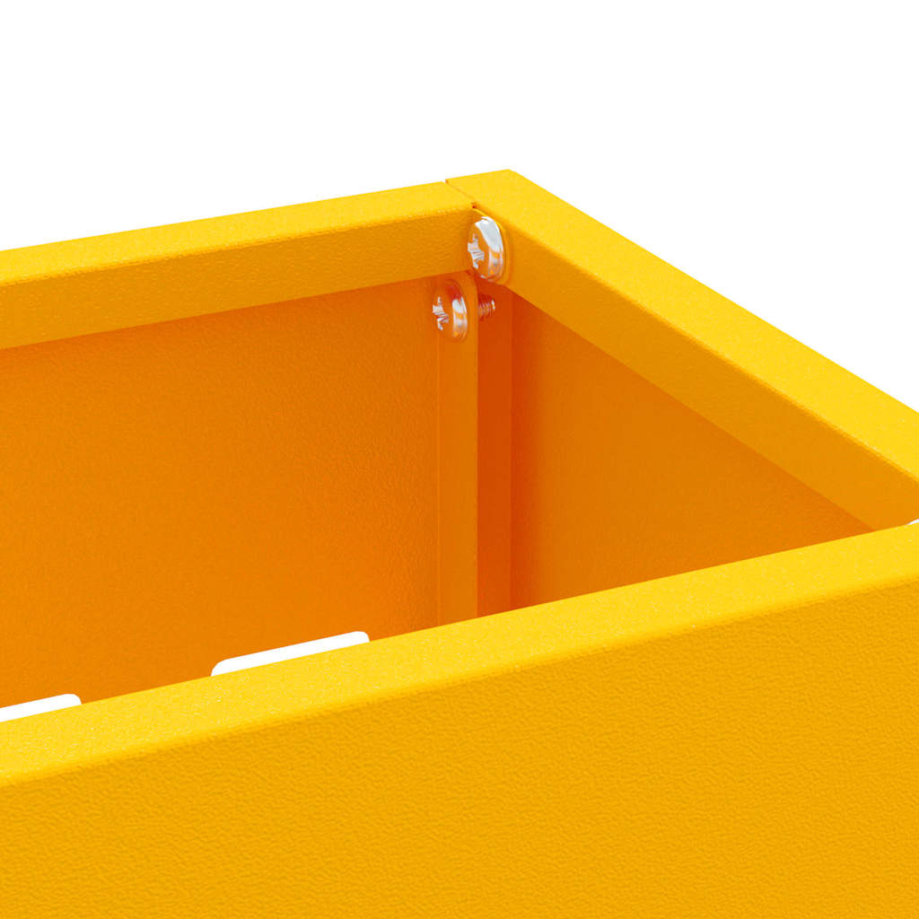 Storage hook and holder with storage mustard yellow