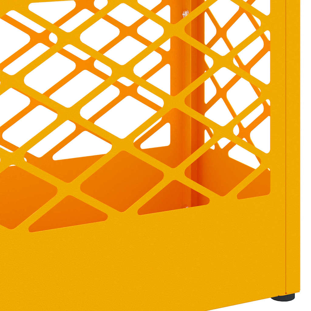 Storage hook and holder with storage mustard yellow