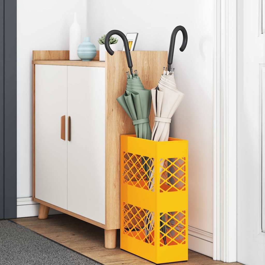 Storage hook and holder with storage mustard yellow
