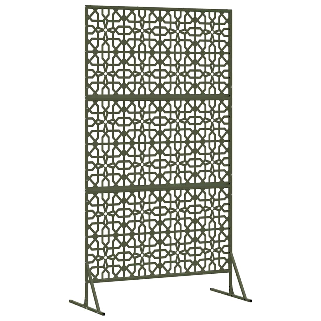 Privātuma žalūzijas olīvzaļas 100 x 50 x 180 cm Tērauds