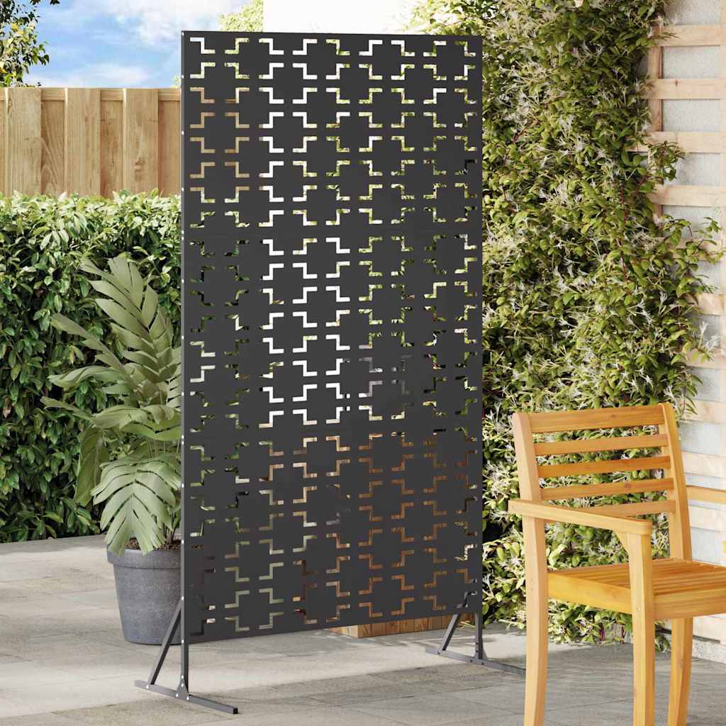Privacy Blinds Black Steel