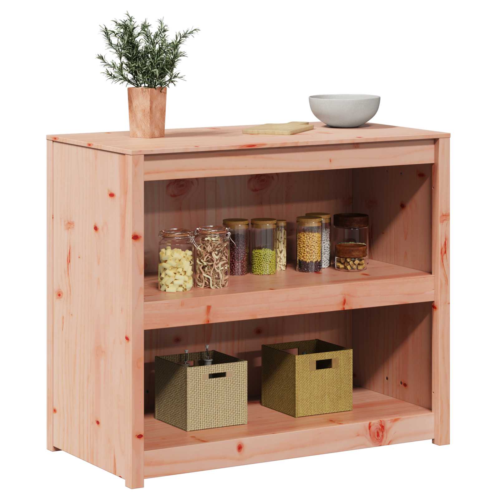 Virtuvės spintelė Ruda 106 x 55 x 92 cm masyvi duglasi mediena