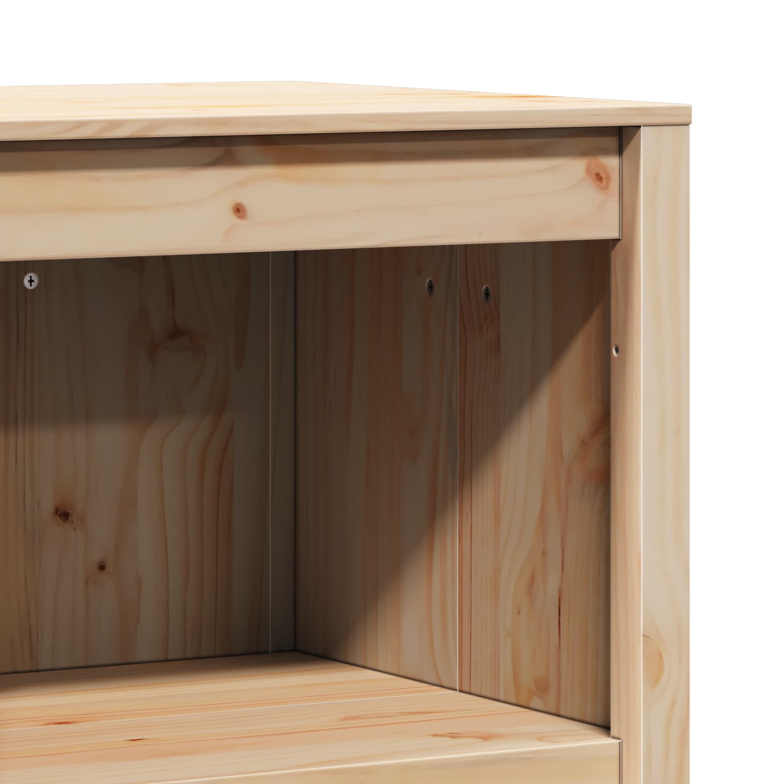 Kitchen cabinet Brown 55 x 55 x 92 cm Solid pine wood