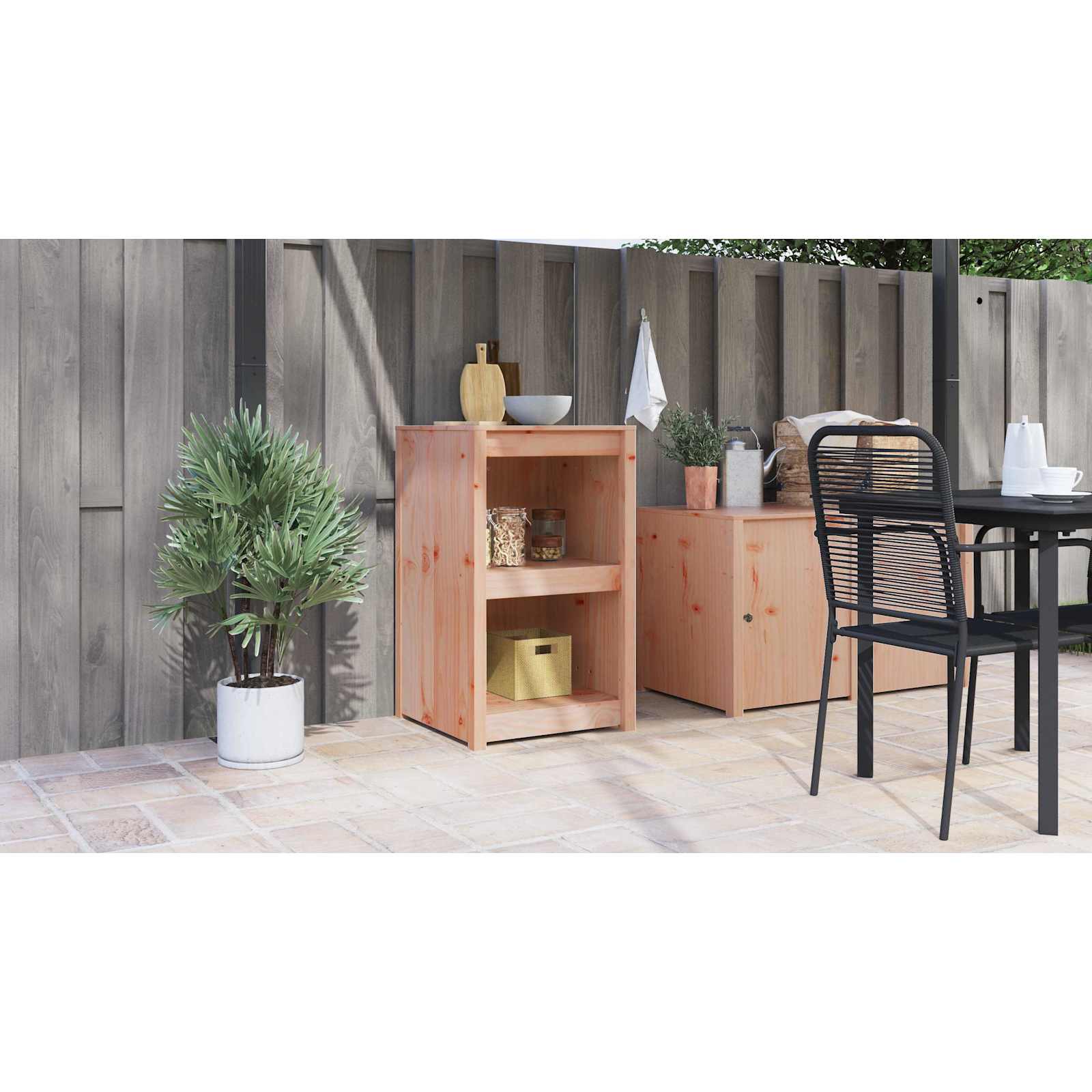 Virtuves skapis Brūns 55 x 55 x 92 cm masīvs mango koks