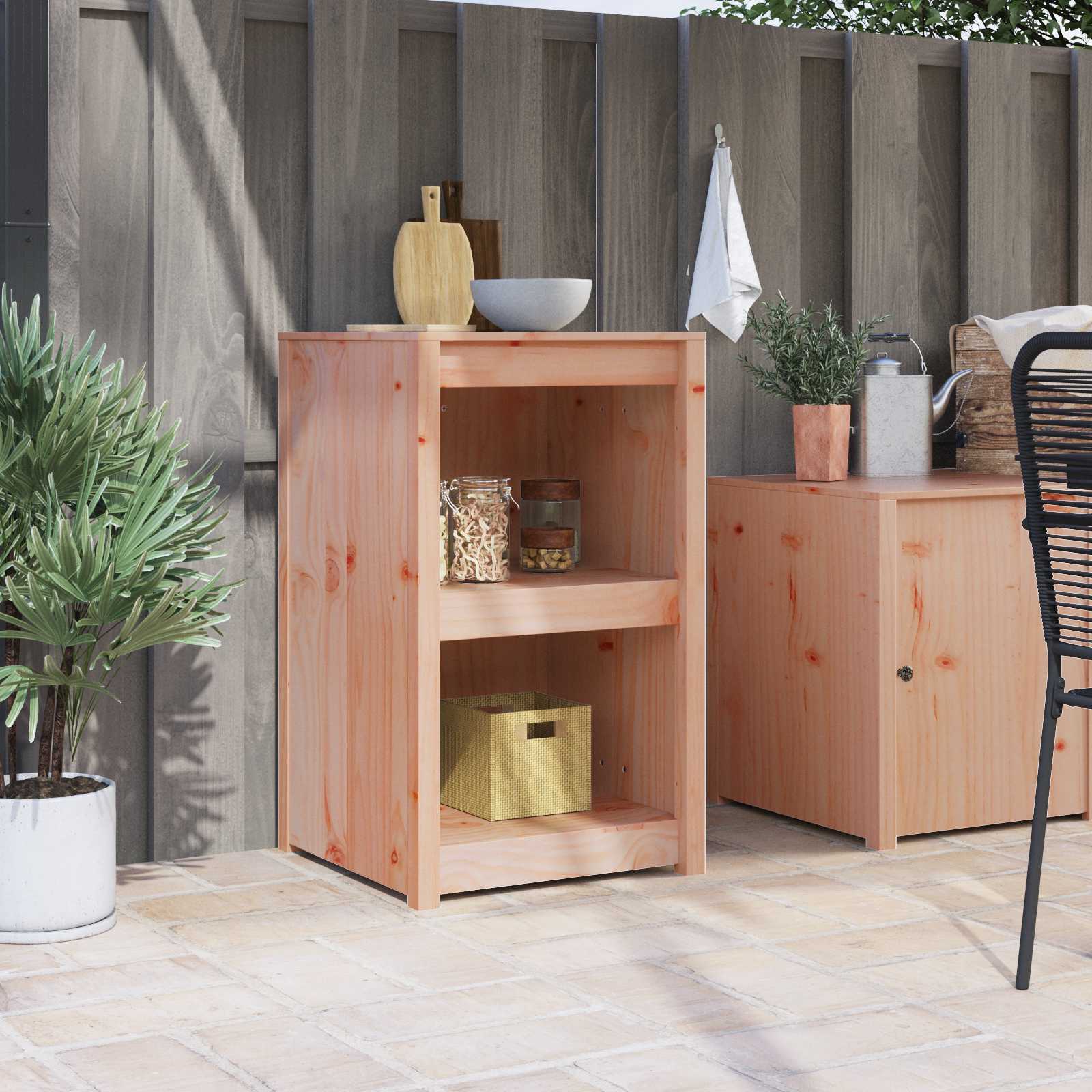 Kitchen cabinet Brown 55 x 55 x 92 cm solid reclaimed wood