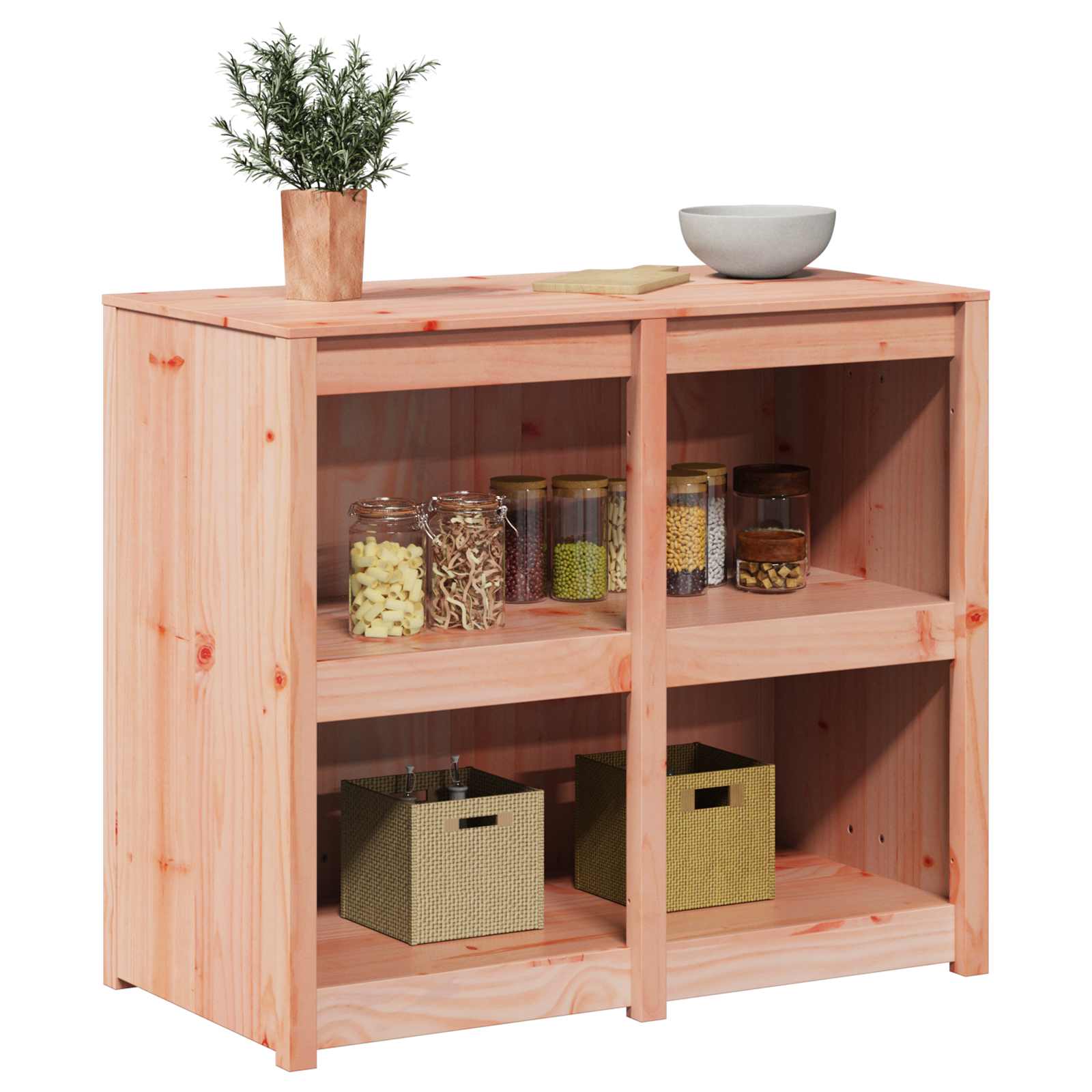 Virtuves skapis MEPPEL Brūns ozols 106 x 55 x 92 cm