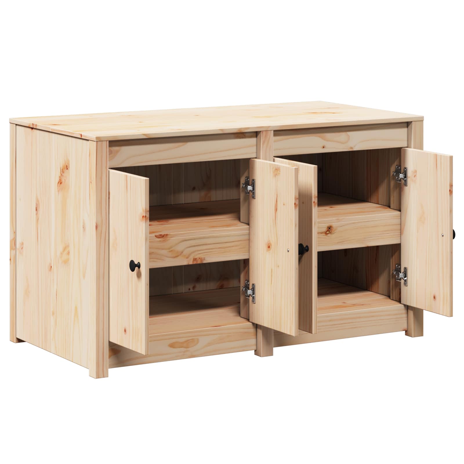 Kitchen Cabinet Brown 106 x 55 x 64 cm Solid Pine Wood