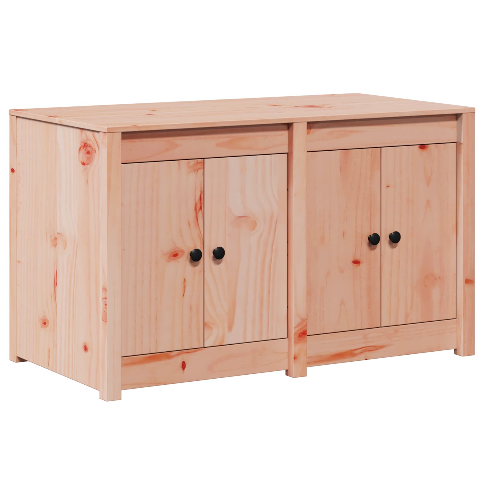 Kitchen Cabinet Brown 106 x 55 x 64 cm Solid Pine Wood