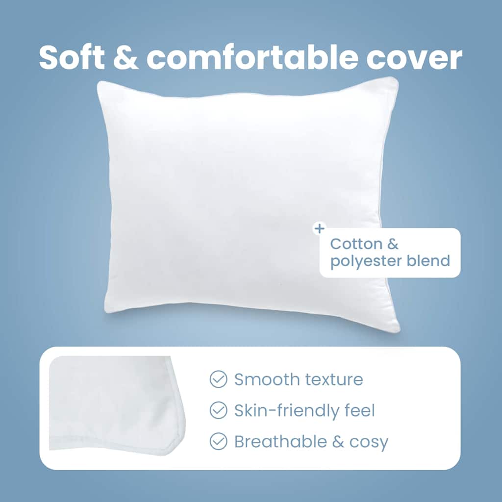 Pillows 2 pcs White 60 x 70 cm