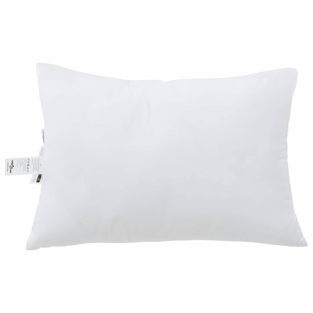 Pagalvė su pagalve 2 pcs Balta 51 x 31 x 20 cm Poliesteris