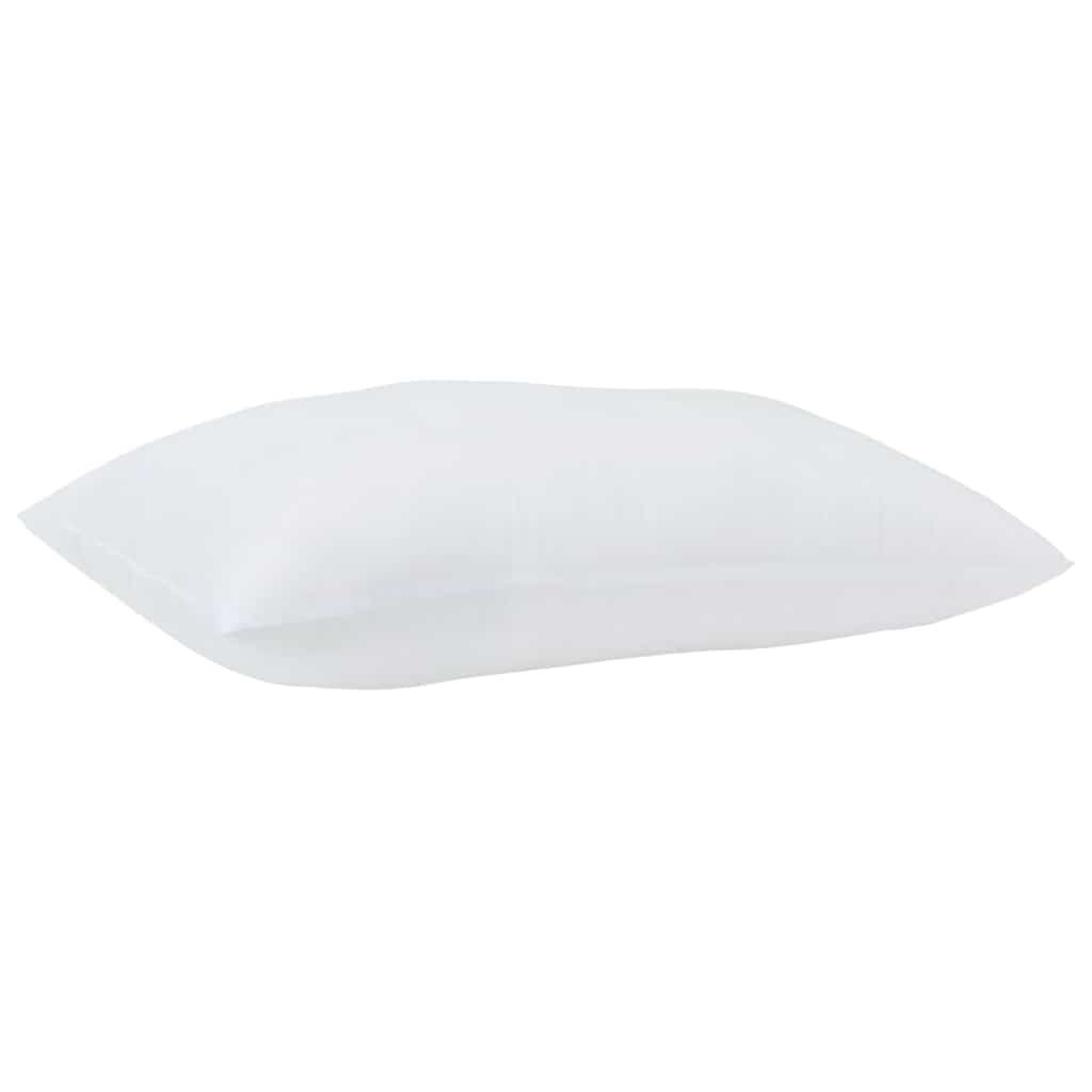 Pagalvė su pagalve 2 pcs Balta 51 x 31 x 20 cm Poliesteris
