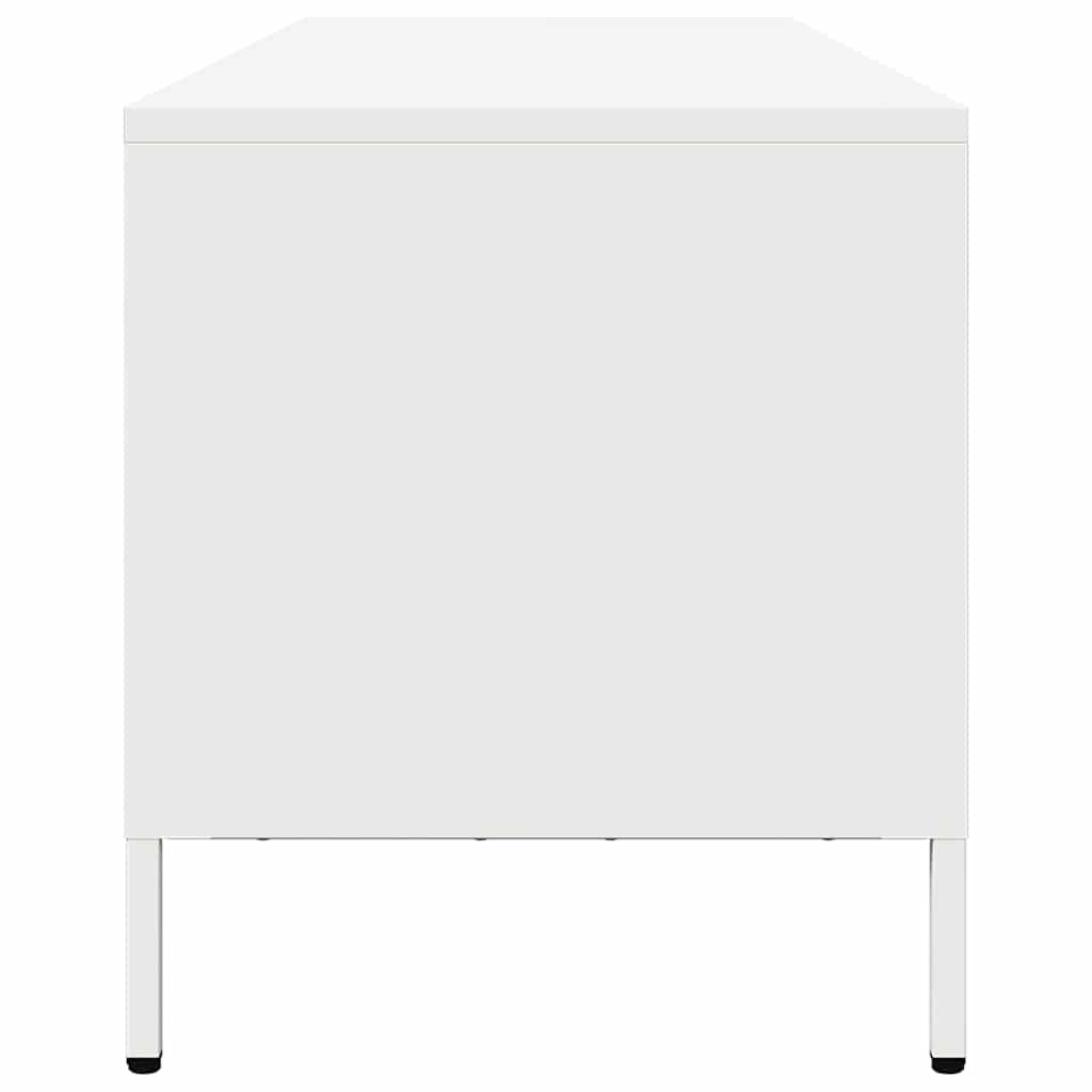 TV cabinet, white, 202x39x43.5cm, steel