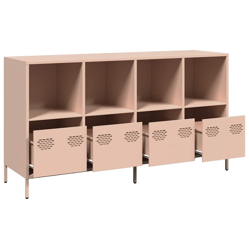 Sideboard, pink, 135x39x73.5cm, steel