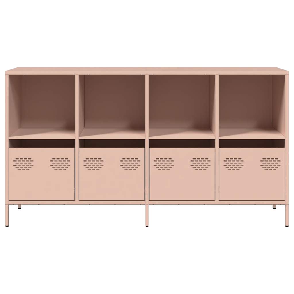 Sideboard, pink, 135x39x73.5cm, steel