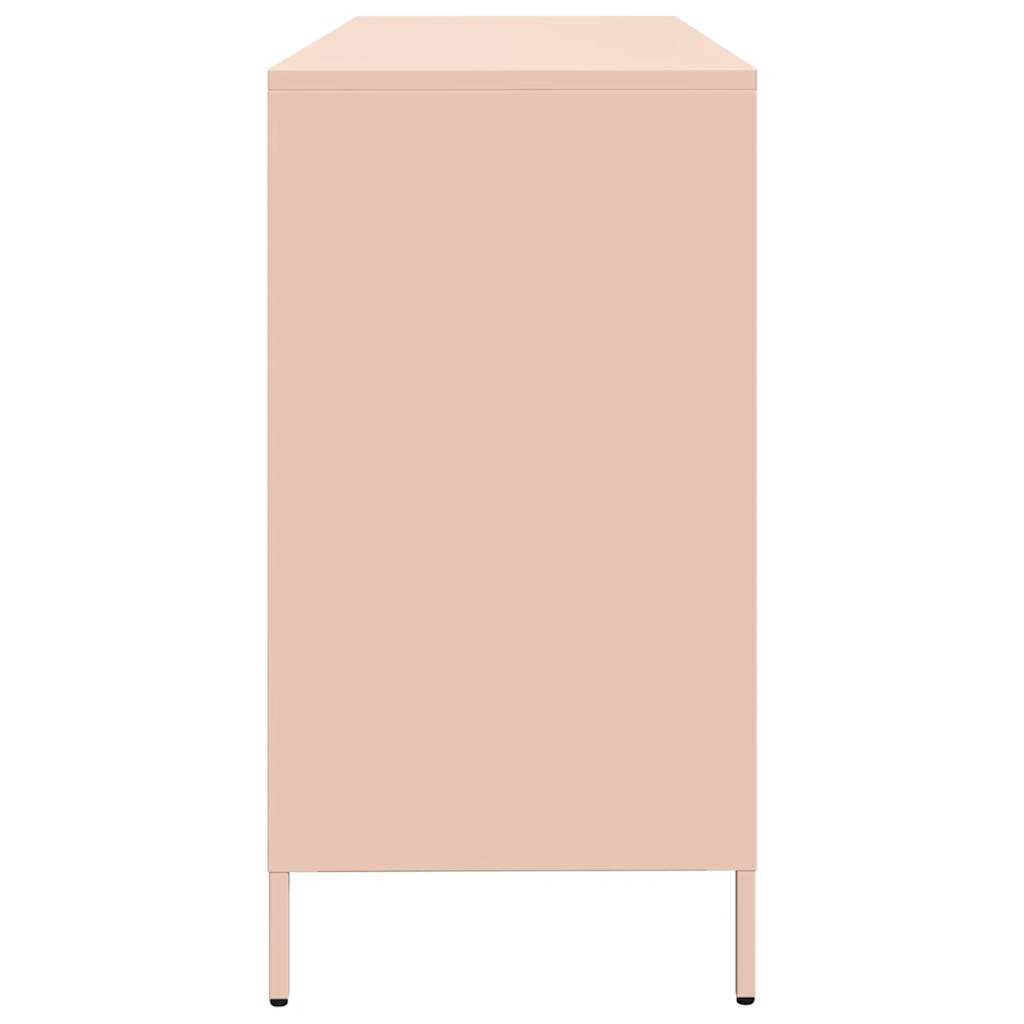 Sideboard, pink, 135x39x73.5cm, steel