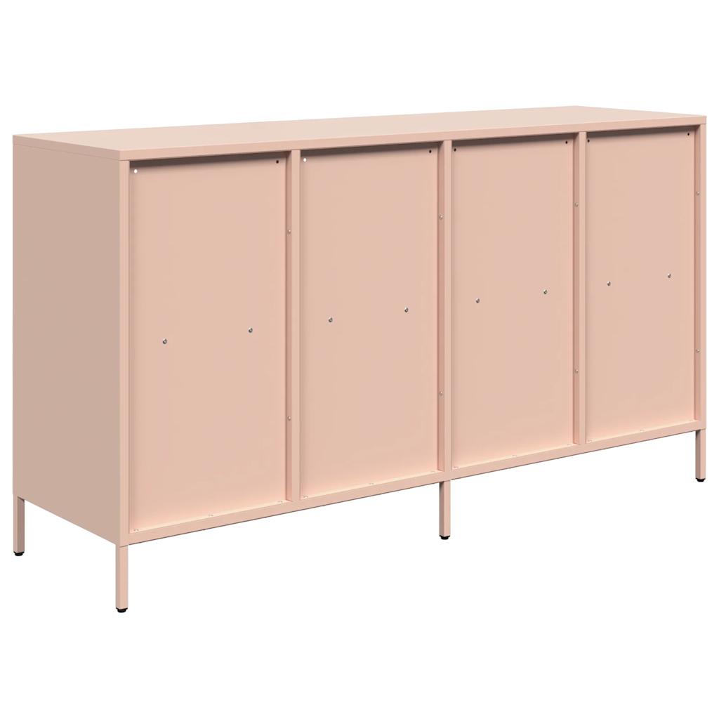 Sideboard, pink, 135x39x73.5cm, steel