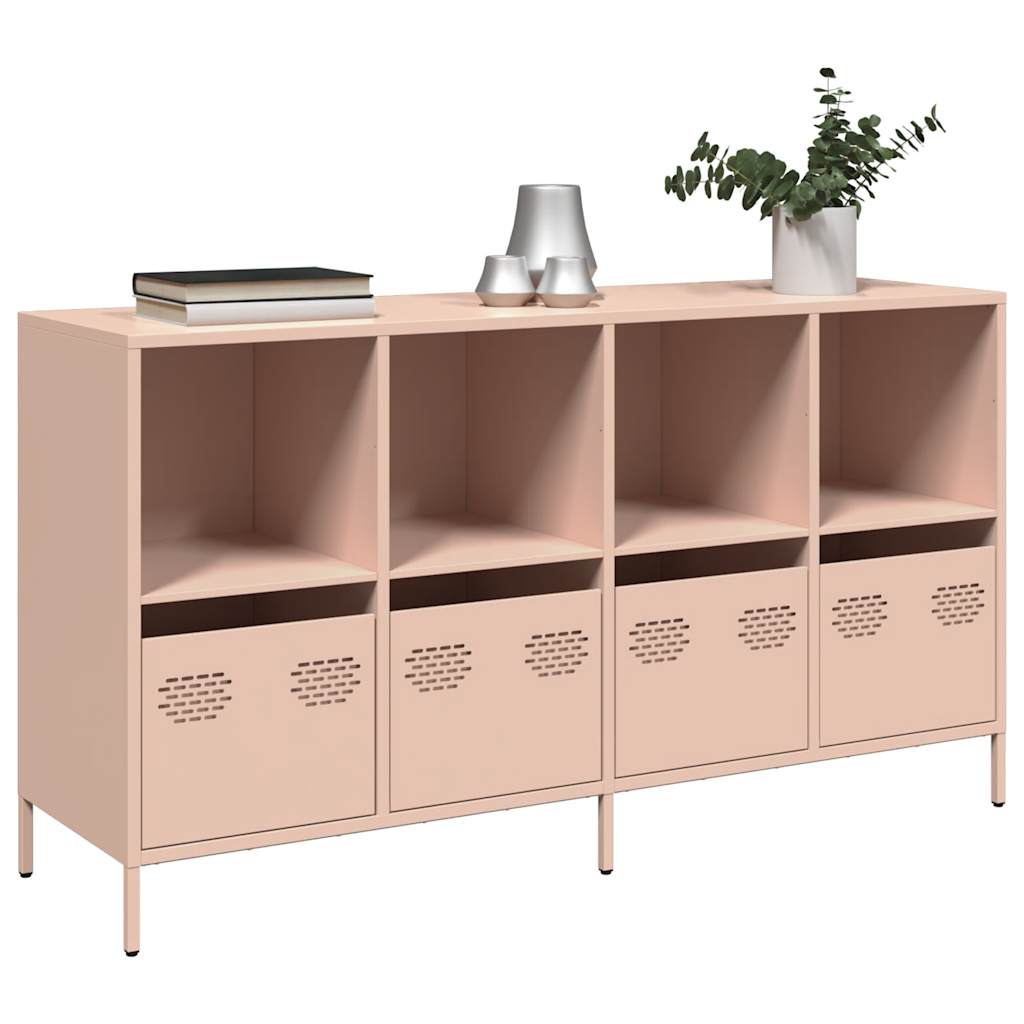 Sideboard, pink, 135x39x73.5cm, steel
