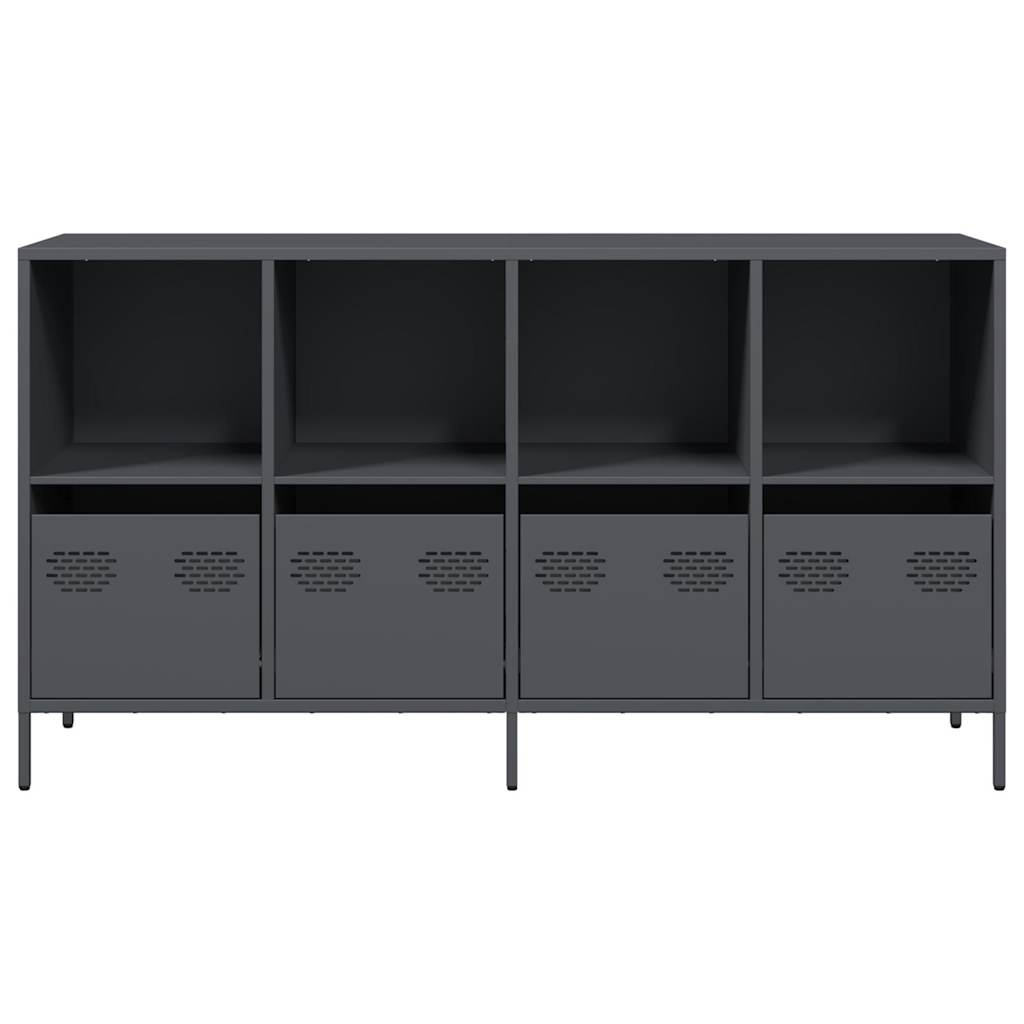 Sideboard, anthracite, 135x39x73.5cm, steel