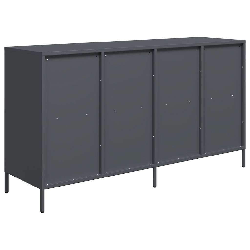 Sideboard, anthracite, 135x39x73.5cm, steel