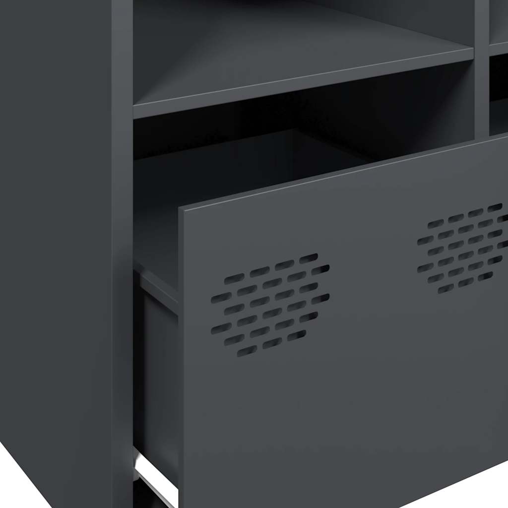 Sideboard, anthracite, 135x39x73.5cm, steel